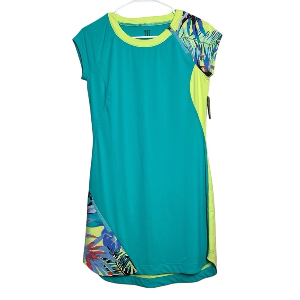 Title Nine Athletic Dress Womens XS Blue Green Pockets Outdoor Active Travel